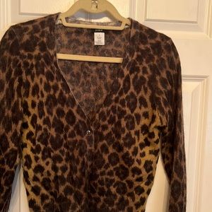 Jcrew animal print size medium sweater